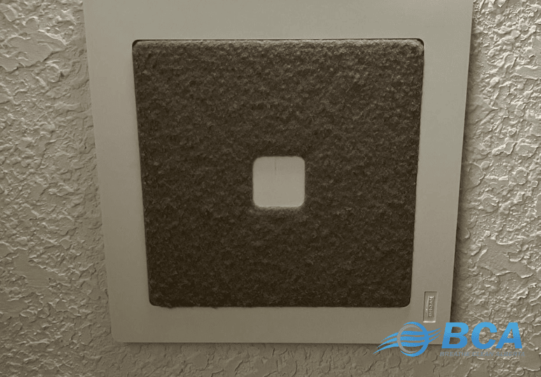 Plugged Bathroom Exhaust Vent Cleaning Breathe Clean Alberta